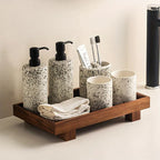 Bathroom Wooden Tray, Non-deformable Shampoo Holder for Hotel Bathrooms and Countertop Toiletry... - House Of Avana