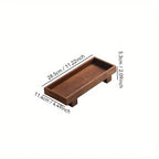 Bathroom Wooden Tray, Non-deformable Shampoo Holder for Hotel Bathrooms and Countertop Toiletry... - House Of Avana
