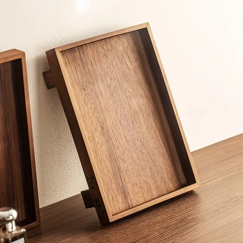 Bathroom Wooden Tray, Non-deformable Shampoo Holder for Hotel Bathrooms and Countertop Toiletry... - House Of Avana