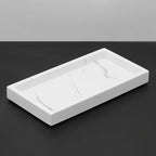Artificial Marble Bathroom Sink Tray, Bathroom Tray with Very Good Hand Feel and Texture, Suitable for... - House Of Avana