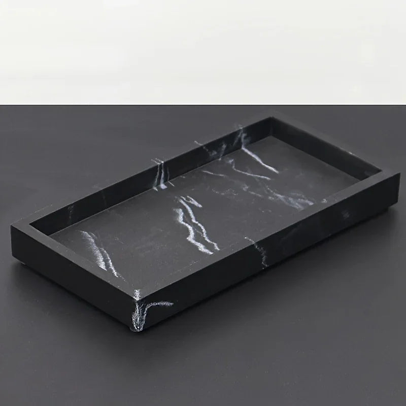 Artificial Marble Bathroom Sink Tray, Bathroom Tray with Very Good Hand Feel and Texture, Suitable for... - House Of Avana
