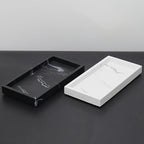 Artificial Marble Bathroom Sink Tray, Bathroom Tray with Very Good Hand Feel and Texture, Suitable for... - House Of Avana