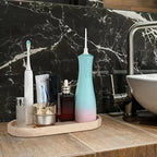 [elegant Vanity Tray] Elegant Natural Stone Oval Vanity Tray - Durable Multi-functional Jewelry &... - House Of Avana