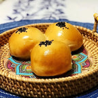 Double Handwoven Rattan Wicker Tray - House Of Avana