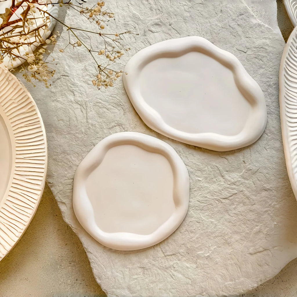 [diy Silicone Mold] S Modern Silicone Mold | Irregular Cloud Tray for Epoxy Resin, Clay, Cement Plaster,... - House Of Avana