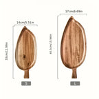 Tray - Rustic Wooden Leaf