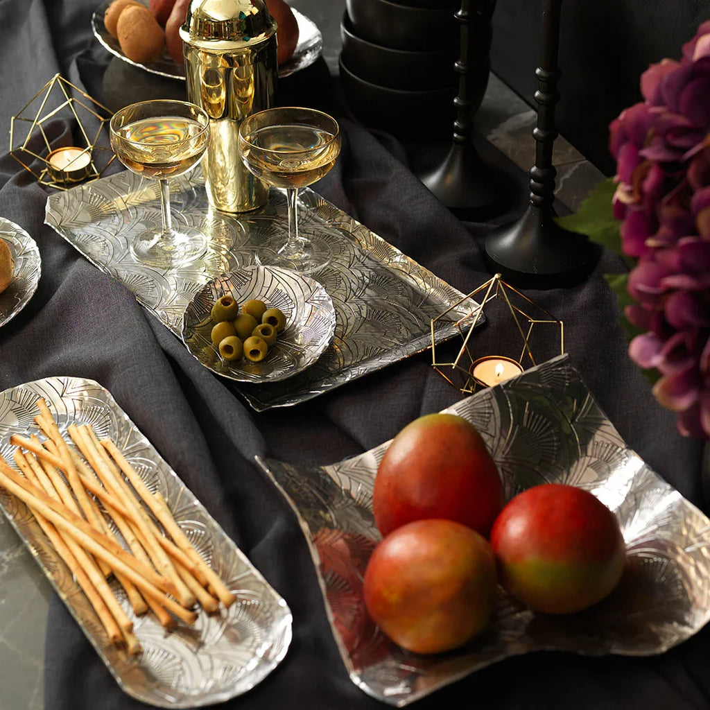 1923 Small Breadstick Tray (aluminum), lifestyle image - House Of Avana