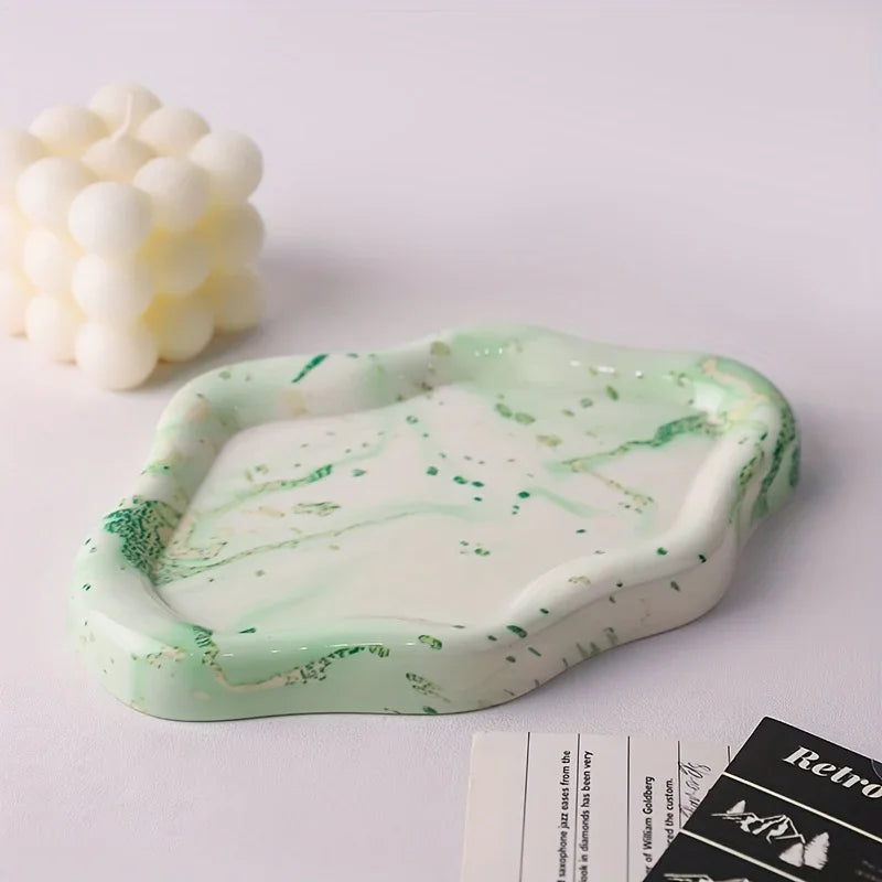 /large Jewelry Tray - Elegant Cloud Hexagon Design, Spacious Storage for Necklaces, Earrings & Watches -... - House Of Avana