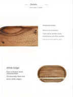Tray - Wooden Acacia Wood