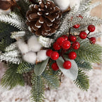 Artificial Pine Tabletop Christmas Tree with Simulation Bark and Realistic Layers - House Of Avana