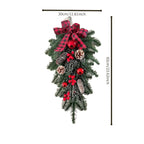 Christmas Wreath Upside-down Tree Christmas Tree Decoration for Window Display, Mall Layout, New Style... - House Of Avana