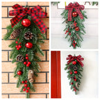 Christmas Wreath Upside-down Tree Christmas Tree Decoration for Window Display, Mall Layout, New Style... - House Of Avana