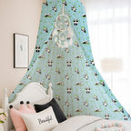 Cute Panda with Bamboo Tree Printed Canopy - House Of Avana