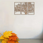 Wall Art - Tree Life Wooden Hanging, detail shot - House Of Avana