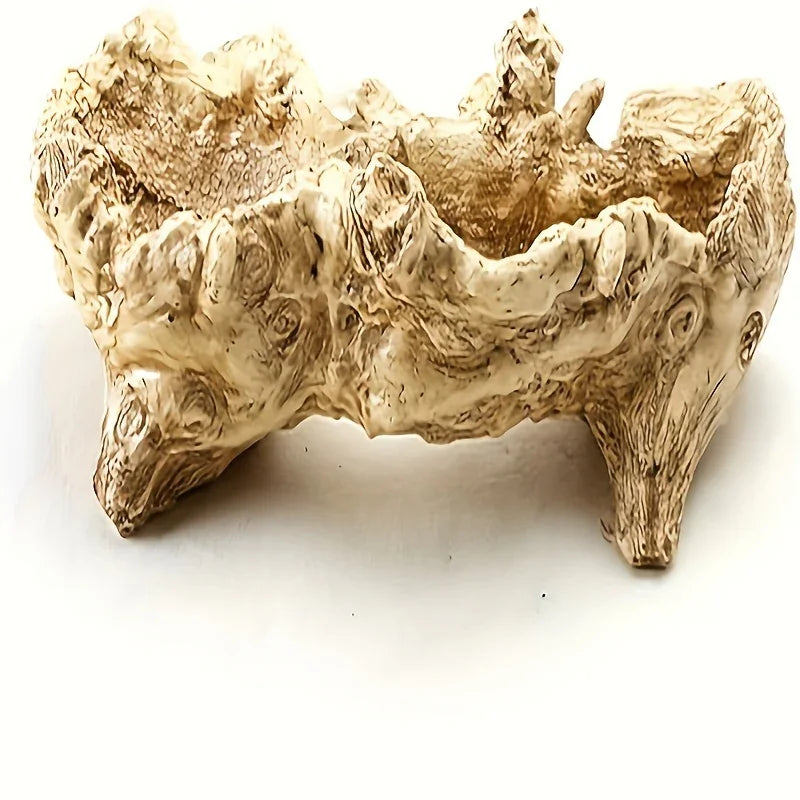 Imitation Tree Head Succulent Planter Large Caliber Resin Imitation Planter Succulent Planter Deadwood... - House Of Avana