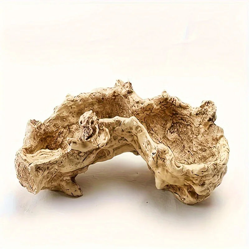 Imitation Tree Head Succulent Planter Large Caliber Resin Imitation Planter Succulent Planter Deadwood Pot - House Of Avana