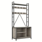 3-in-1 Hall Tree with Bench & Storage - Heavy-duty Wood Entryway Coat Rack with Shoe Storage, Hooks,... - House Of Avana