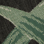 Tropical Outdoor Rug Ostende Palm Trees - Black Green RugYourHome