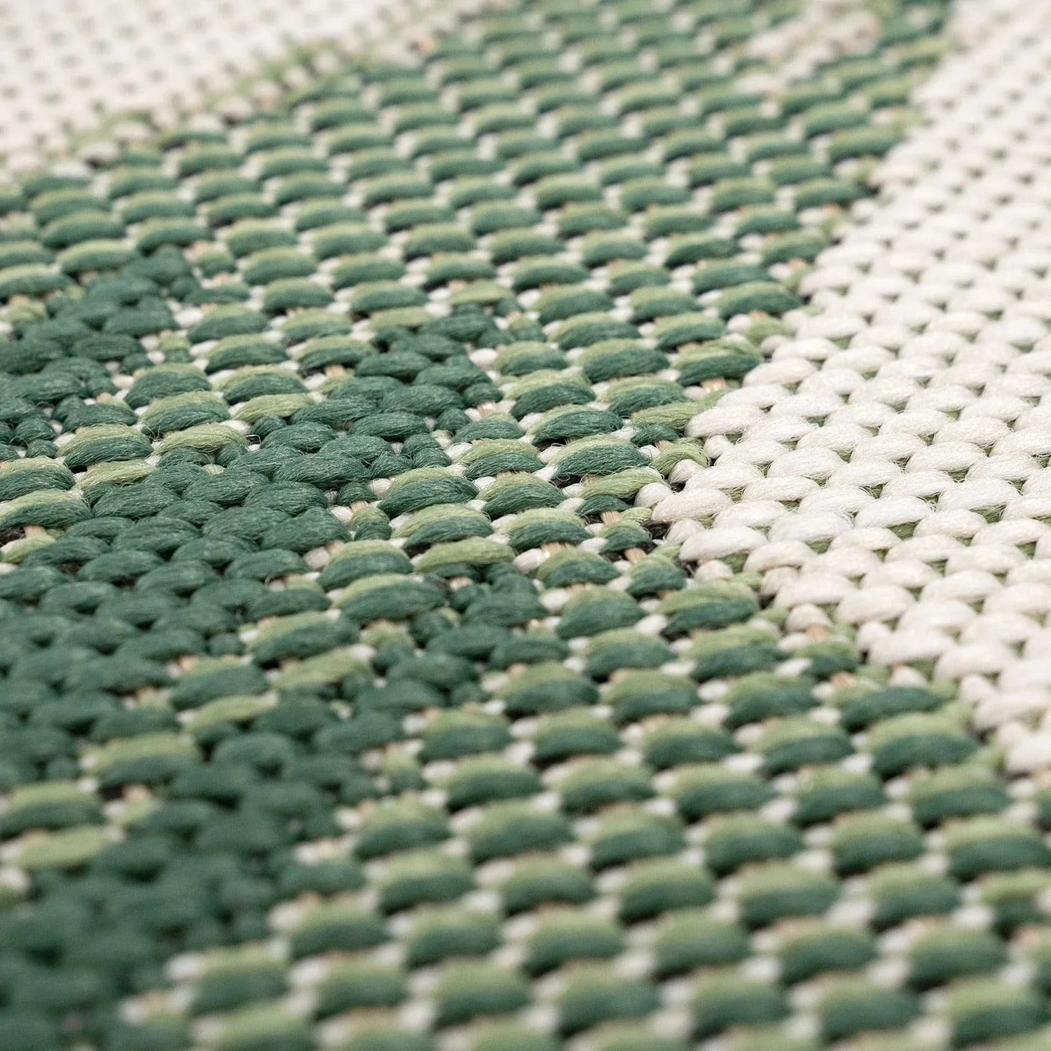 Tropical Outdoor Rug Ostende Palm Trees - Green Beige RugYourHome