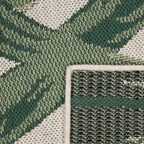 Tropical Outdoor Rug Ostende Palm Trees - Green Beige RugYourHome