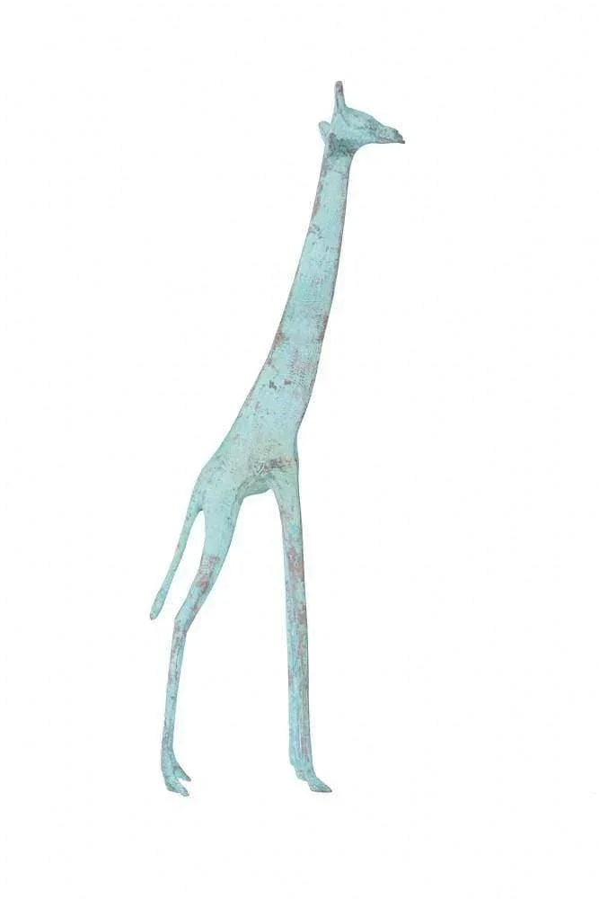Tuareg Brass Giraffes Figurines Kanju Interiors