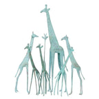 Tuareg Brass Giraffes Figurines Kanju Interiors