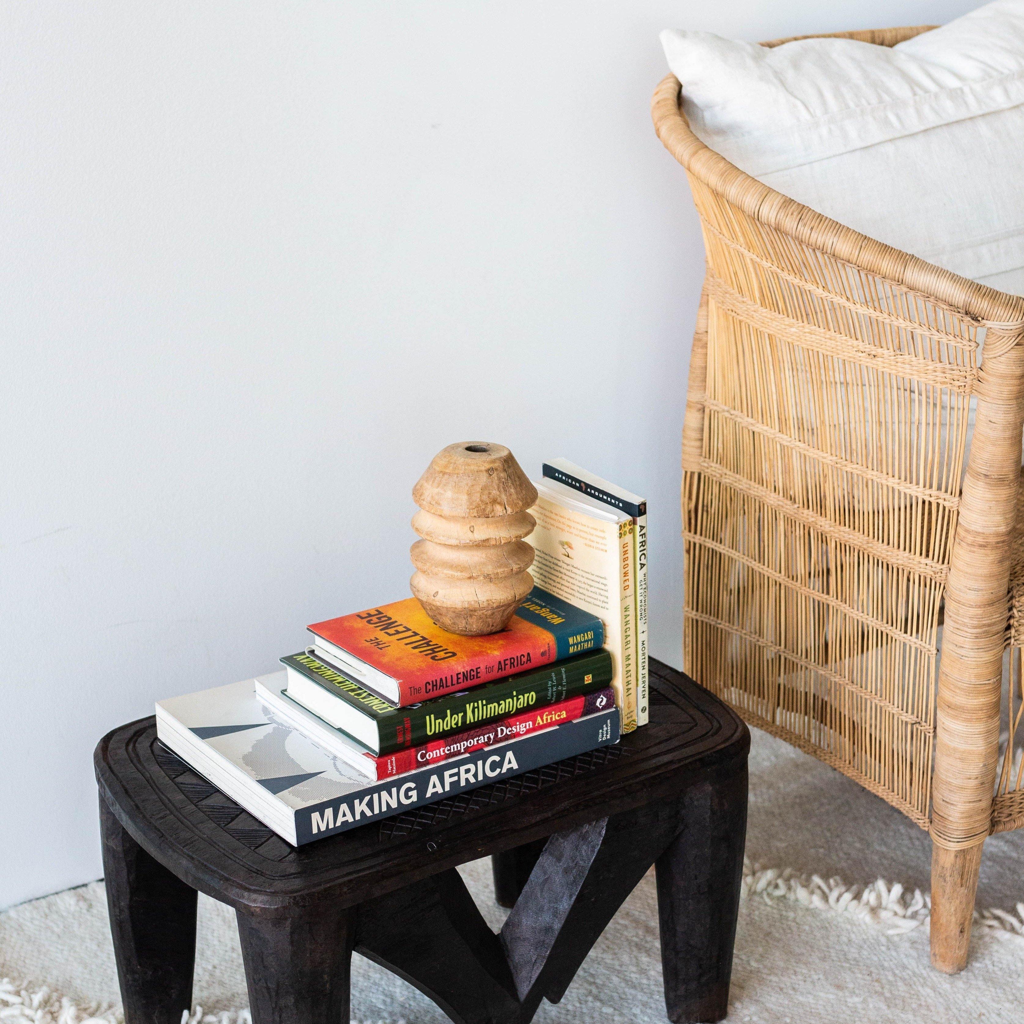 Tuareg Natural Petrified Wood Pulley Kanju Interiors