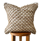 Tuban Pillow Cover – Neutral Textured Boho Accent Pillow