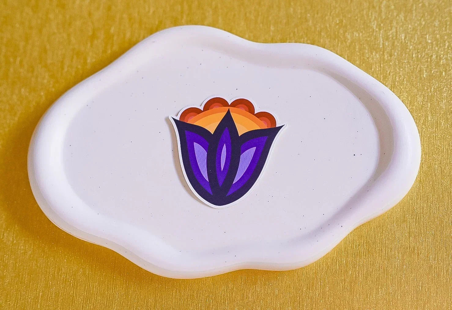 Tulip Sticker- Purple Bizaanide'ewin