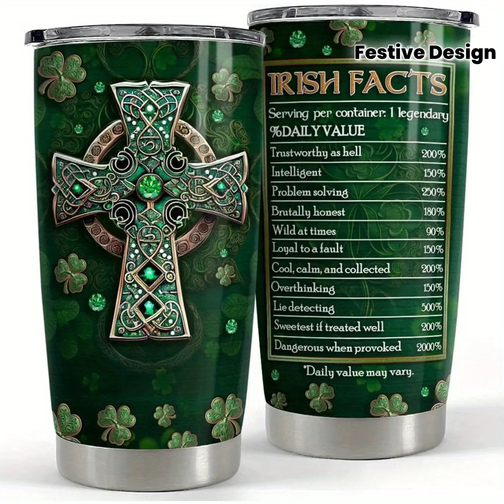 Tumbler - Reusable Stainless Steel 20oz