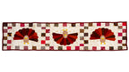 Turkey Thanksgiving Quilted Table Runner Precut Quilt Kit W/ Backing Block Party Quilt Co