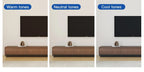 Walnut - Coloured Width - Adjustable TV Cabinet with Modern Design - Ideal for Living Rooms (78.7inch/200cm - 130inch/330.1cm x 15.7inch/40cm x 13.8inch/35cm) House Of Avana [[SKU:HOA-MSC-003]]