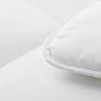 Twin Size Cozy All Seasons Plush White Polyester Down Alternative Comforter