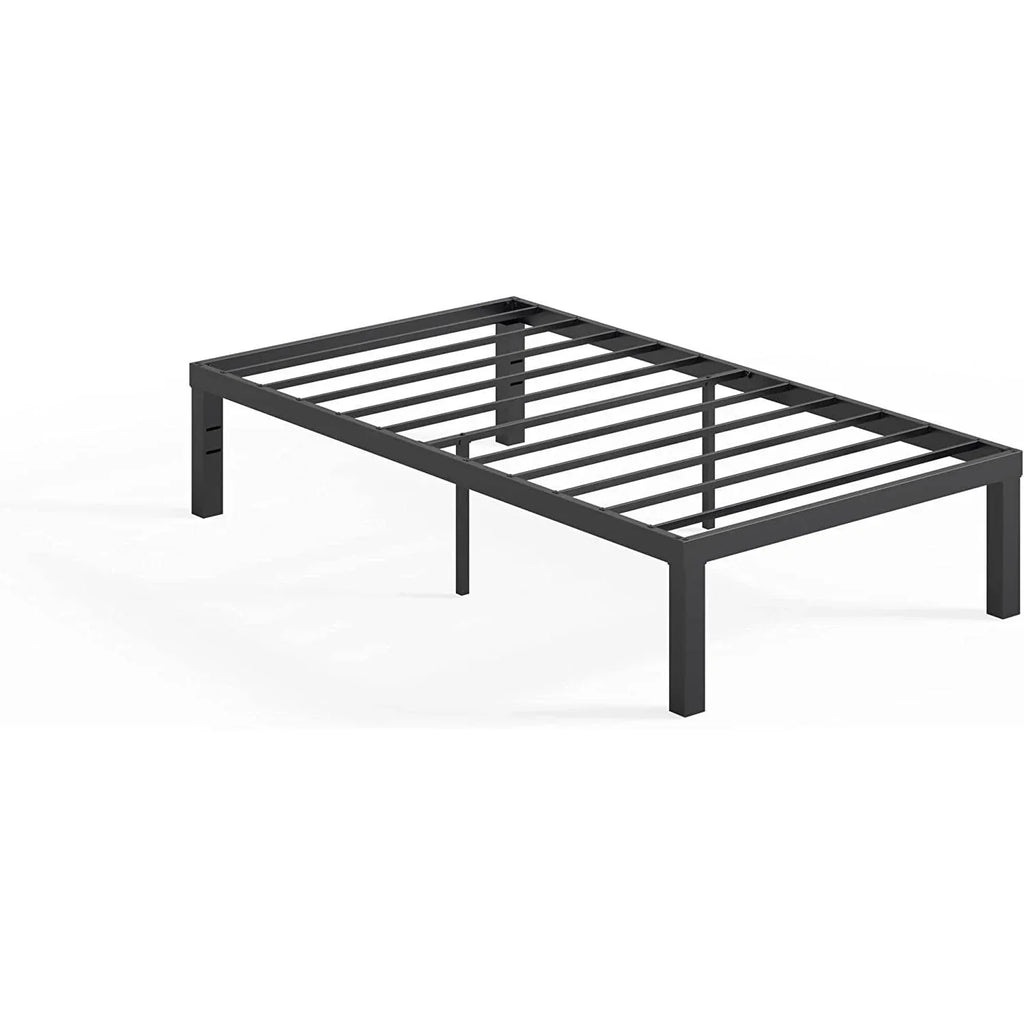 Twin size Modern 16-inch Sturdy Steel Metal Platform Bed Frame