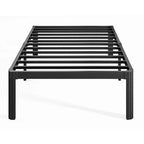 Twin XL Heavy Duty Metal Bed Frame Platform with Round Edge Legs