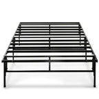 Twin XL Sturdy Metal Platform Bed Frame in Black
