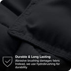 Twin/Twin XL Super Soft Lightweight Down Alternative Comforter Set in Black