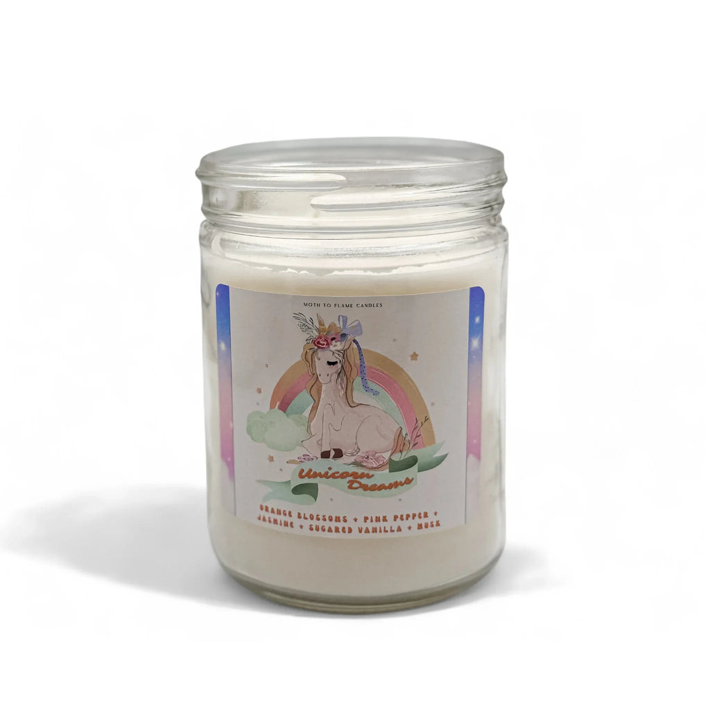 Unicorn Dreams – Oz Candle, dimensions view - House Of Avana