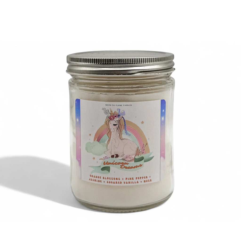 Unicorn Dreams – Oz Candle, angled view - House Of Avana