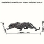 Unique Modern Black & White Leopard Statue - House Of Avana