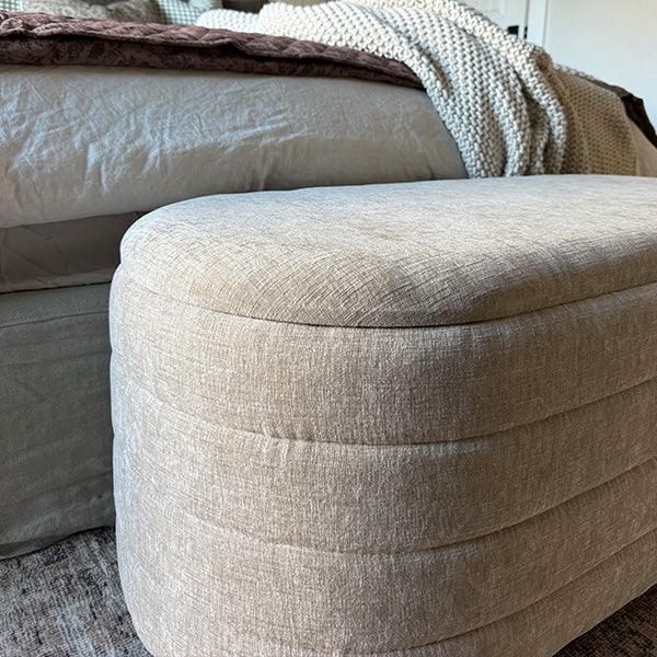 Upholstered Nesting Storage Bench, Set of 2 Decor Steals