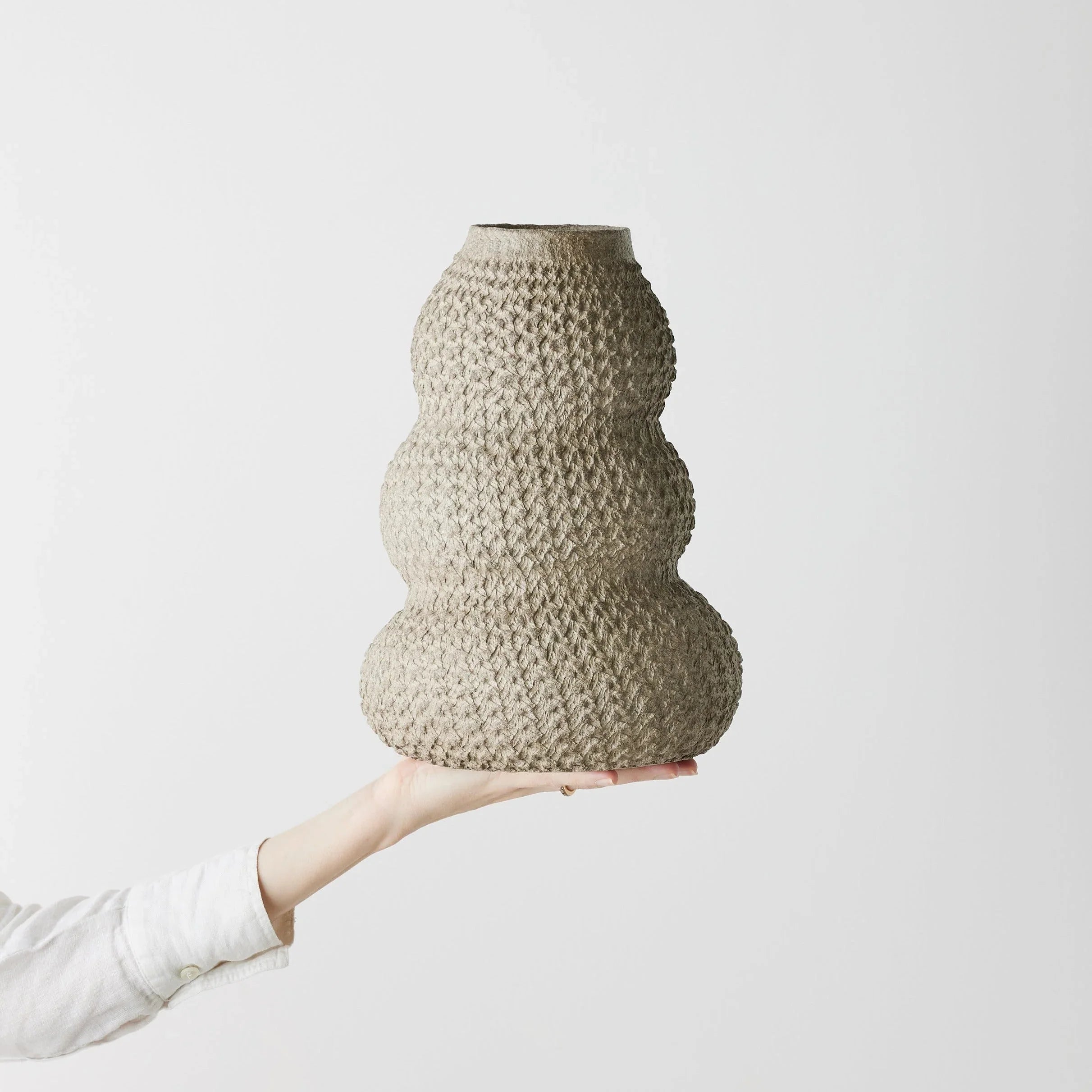 Urbi Tiered Papier Flower Vase Kanju Interiors