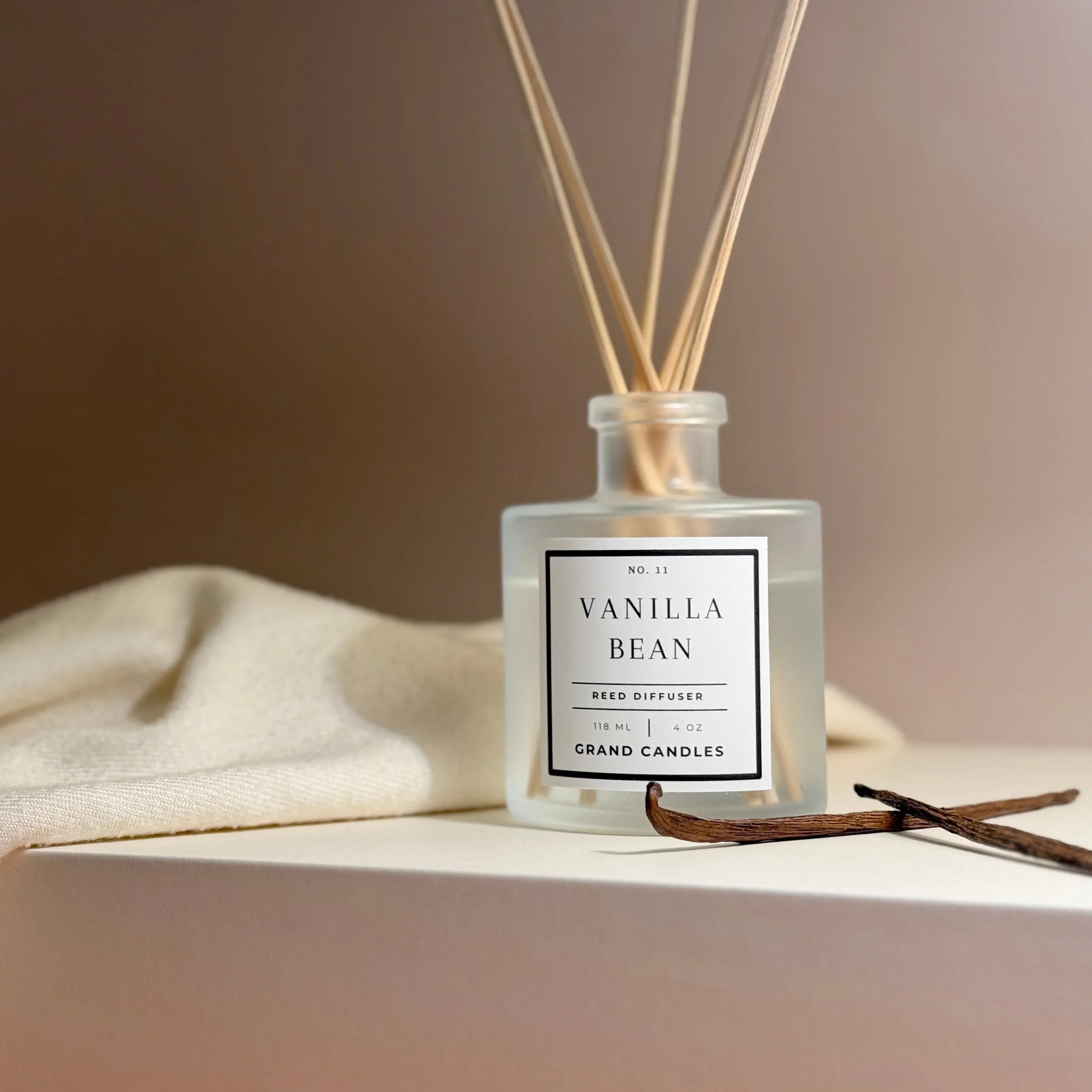 Vanilla Bean Reed Diffuser Grand Candles LLC