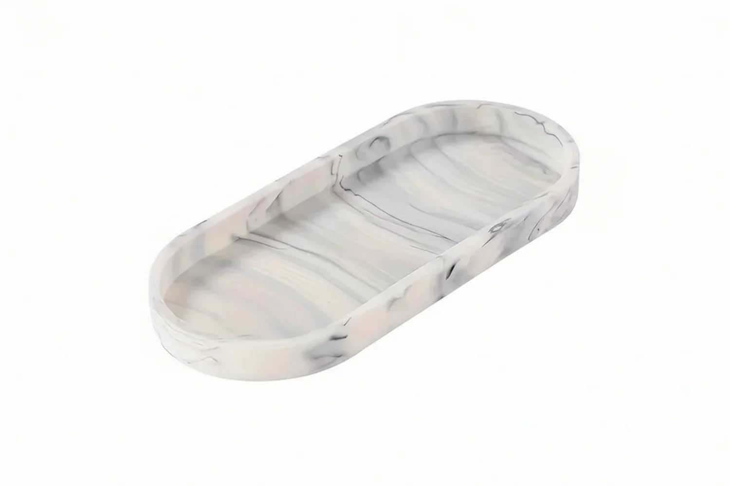 Vanity Tray - Bathroom Silicone Countertop Organizer