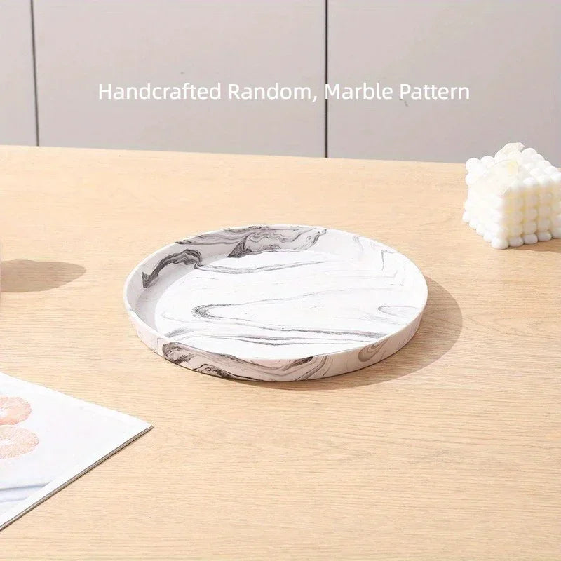 Vanity Tray - Marble Pattern 12.6