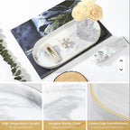 Vanity Tray - Non-Slip Marble Large