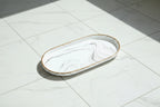 Vanity Tray - Non-Slip Marble Large
