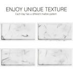 Vanity Tray - Non-Slip White Marble
