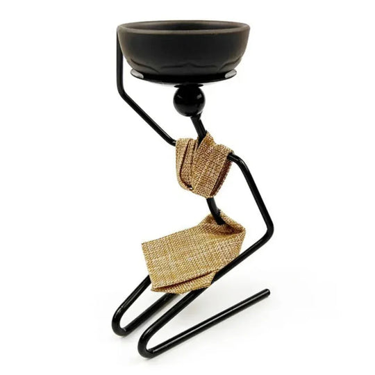 Seated Woman Stick Candle Holder For Table Decor - House Of Avana
