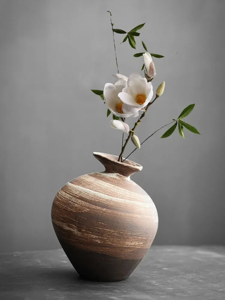 Vase - Decorative Terracotta Black, product packaging - House Of Avana